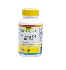 [Website] Nature's Field (Vitamin D3 1000iu) Tablets x 100