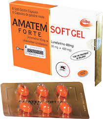 [Website] Amatem 80/480(Artemether + Lumenfantrine 80/480mg) Softgel x6