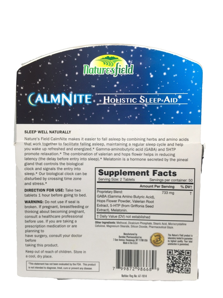 CALMNITE(Supplements)