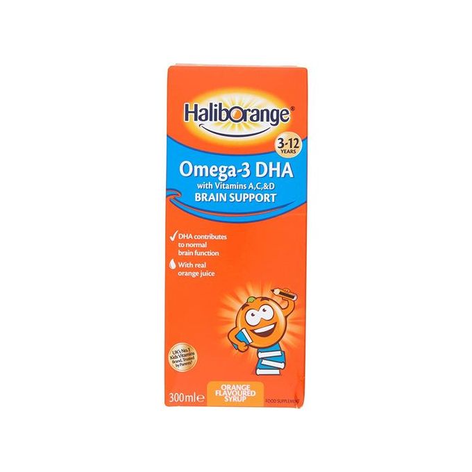 Haliborange brain support (3-12)(Multivitamin) Syrup 300mls X 1