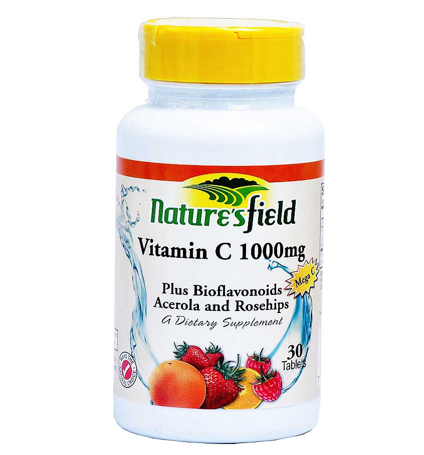 Nature's Field (Vitamin C 1000mg) Tablets X 100