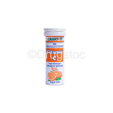 Calgovit Orange(Vitamin C 1000mg,Effervescent) tablets x 10