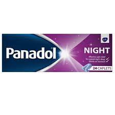 Panadol Night (Paracetamol 500mg + Diphenhydramine25mg) Tablet x12