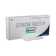 Zyncet (Cetirizine 10mg) Tablets x10