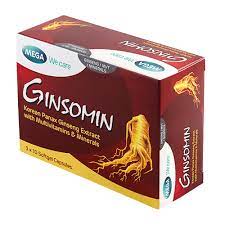 Ginsomin (Ginseng + Multivitamin) Capsules X 30