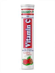 Calgovit (Vitamin C 1000mg - Effervescent) Raspeberry flavor x 20
