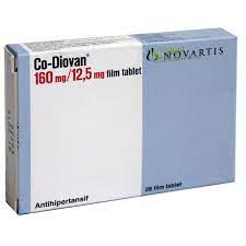 Co-Diovan (Valsartan 160mg + Hydrochlorothiazide 12.5mg) Tablets X 14