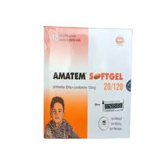 Amatem Soft gel(Artemether + Lumenfantrine 20/120mg) Capsulex24