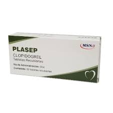 Plasep 75mg (Clopidogrel)Tablets X 10