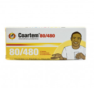 [Website] Coartem DS 80/480 (Artemether 80mg + Lumefantrine 480mg) Tablets x6