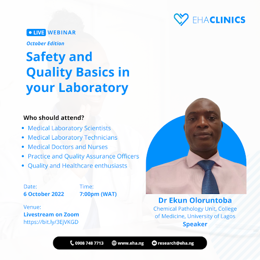 Safety and Quality Basics in your laboratory