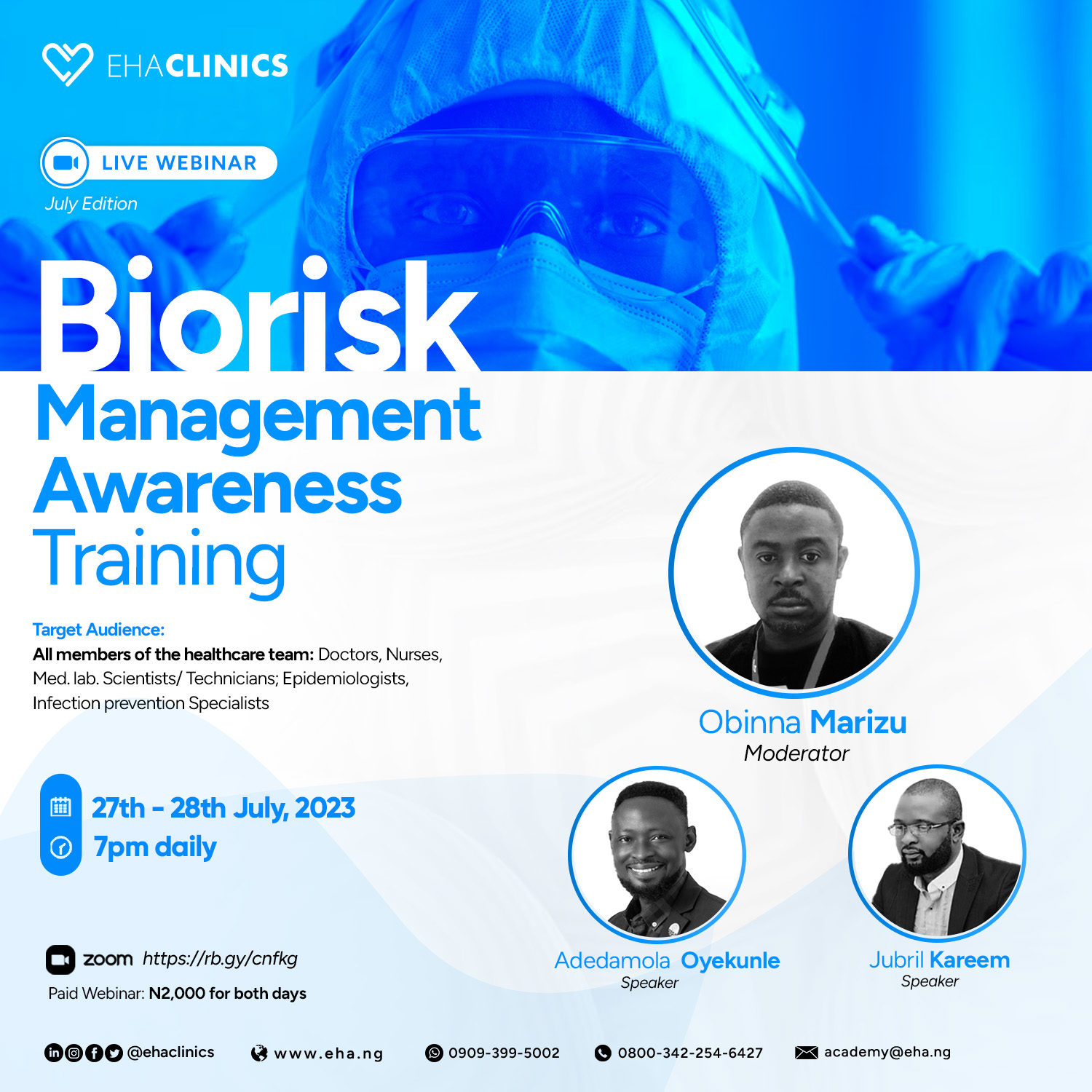 Biorisk Management Awareness Training