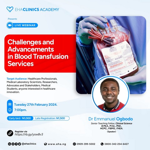 Challenges and Advancement in Blood Transfusion Services